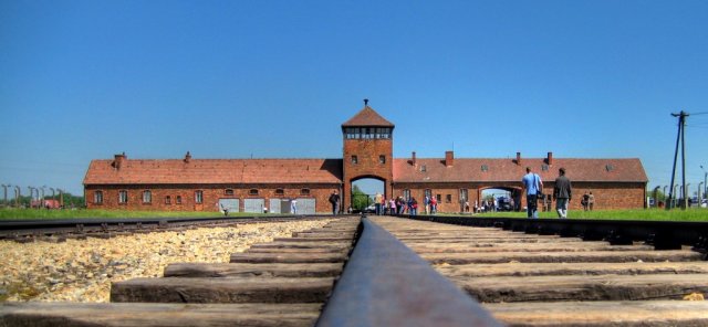 Auschwitz II - Birkenau entrance gate