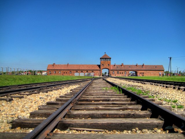 Auschwitz II - Birkenau rail tracks