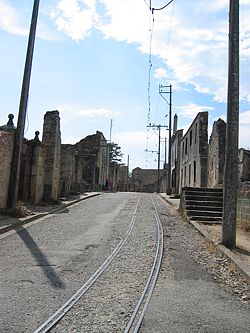 rue desouteaux at cemetery road